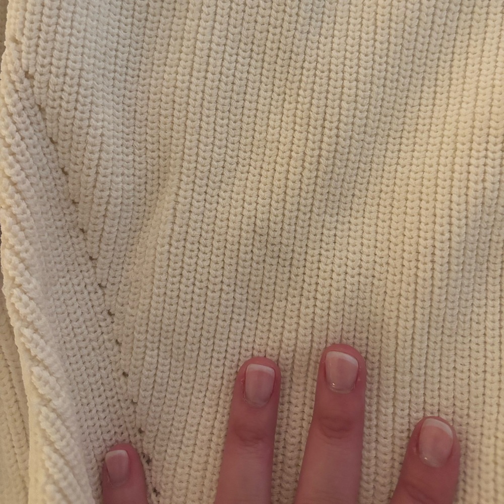 NWT Ivory Knit sweater + blouse Combo - Picture 8 of 10